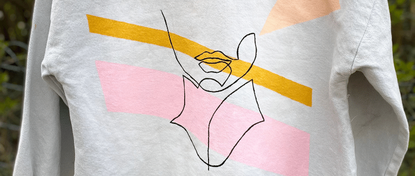 Upcycle your clothes with Line Art