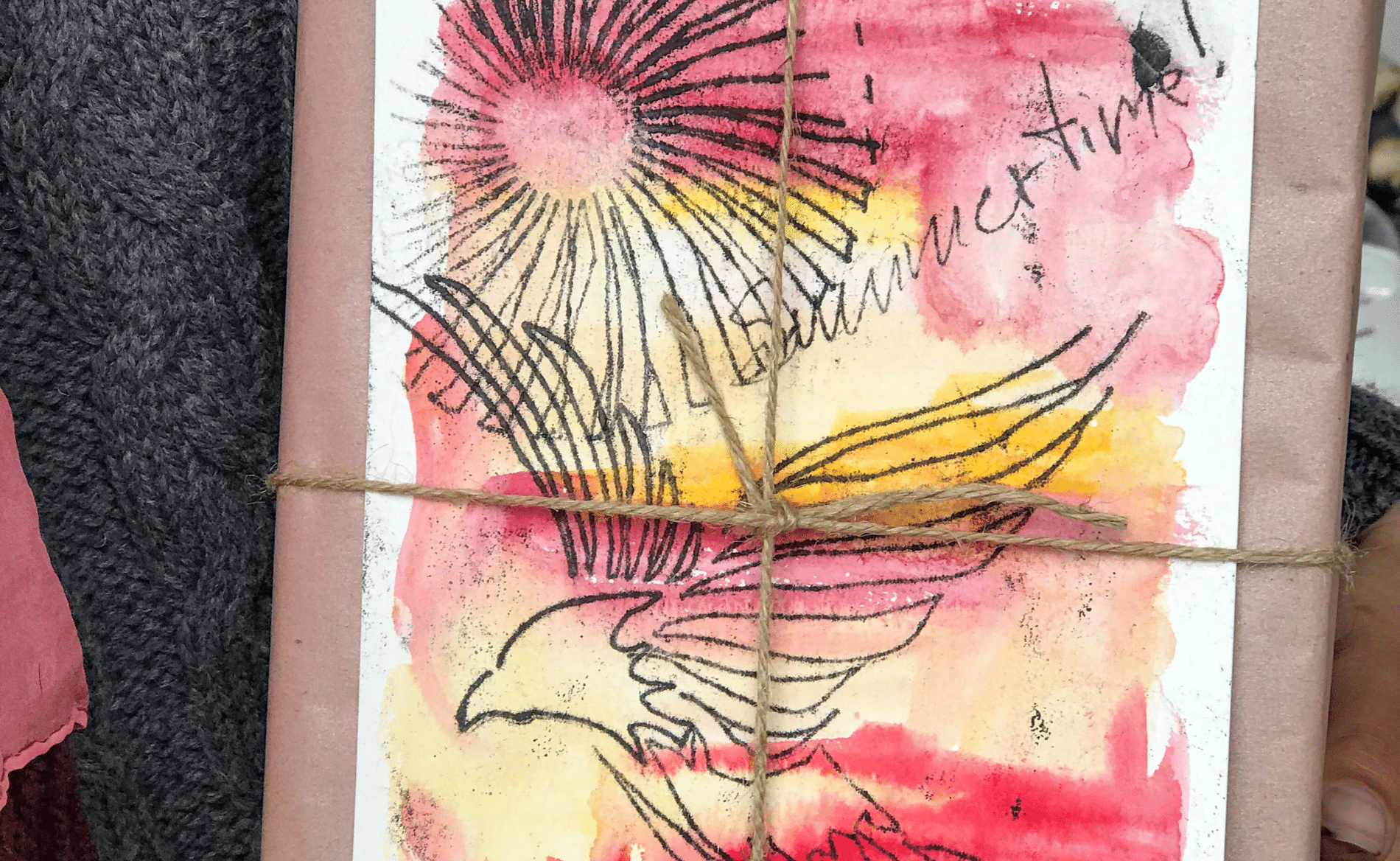 Lino stamping techniques