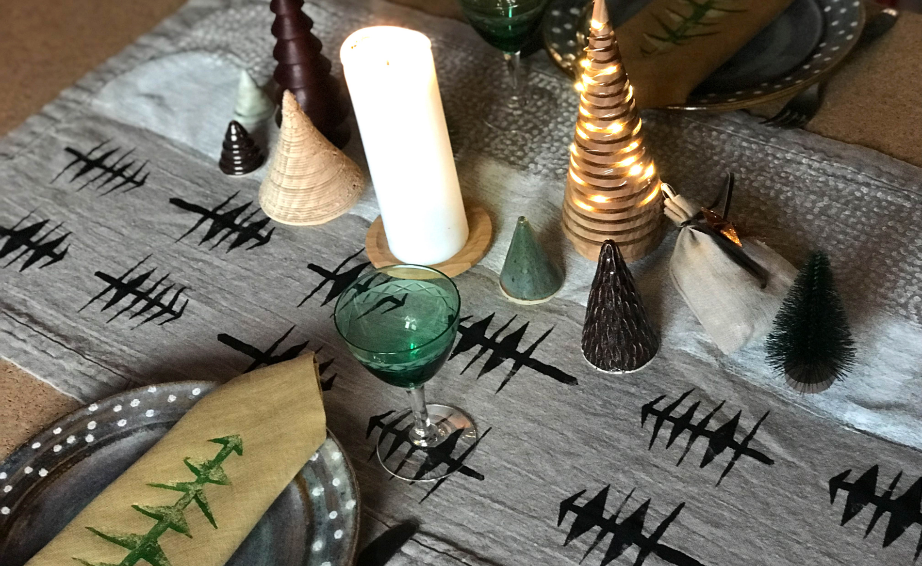 Feestelijke tafelloper