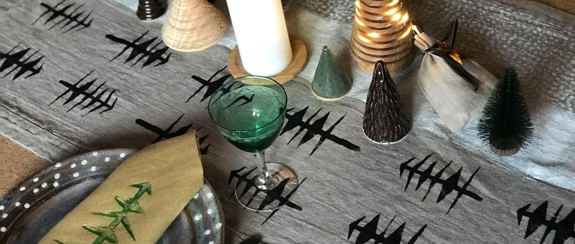 Feestelijke tafelloper