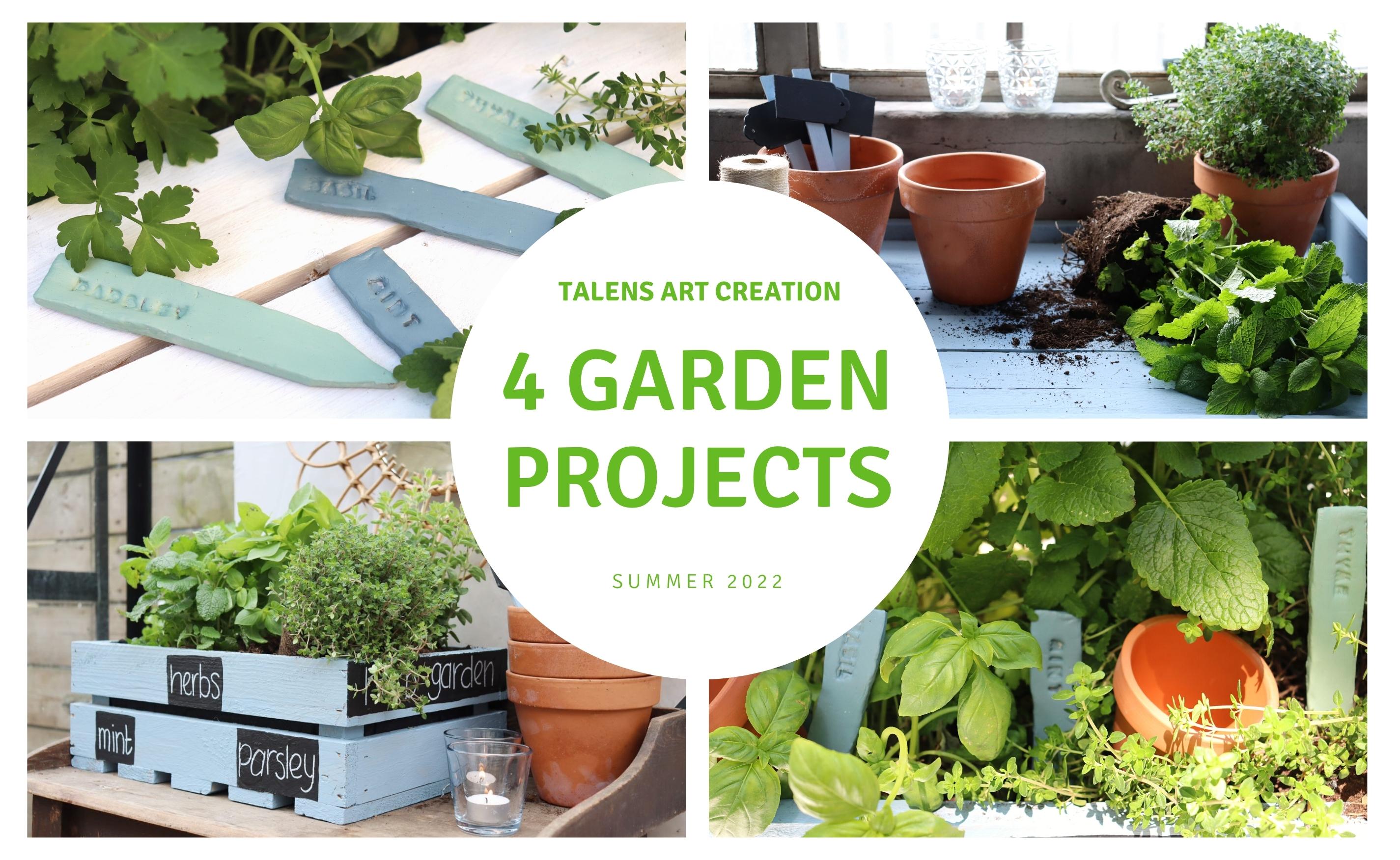 4 Garden DIY projects