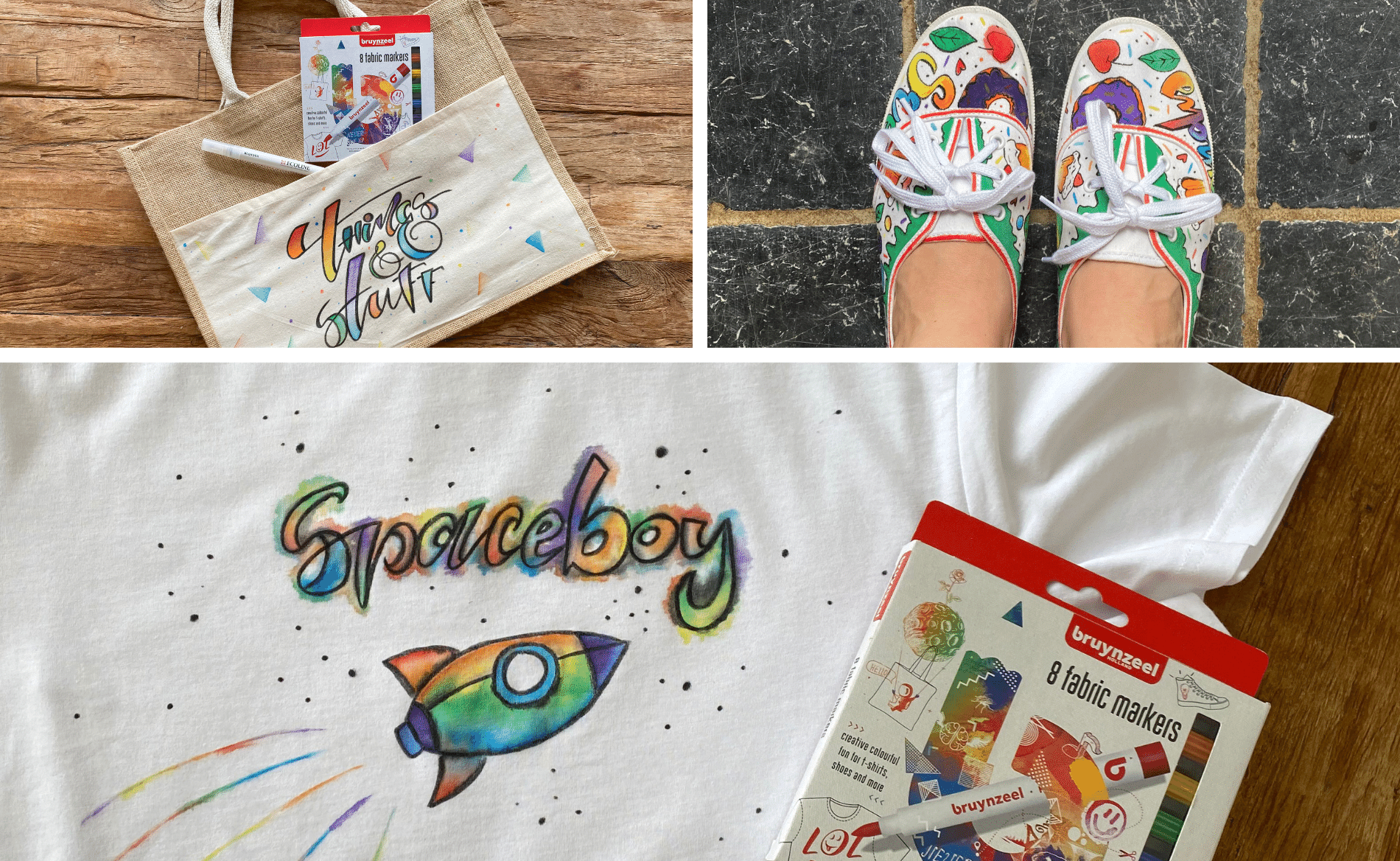 3 fun DIY projects with fabric markers