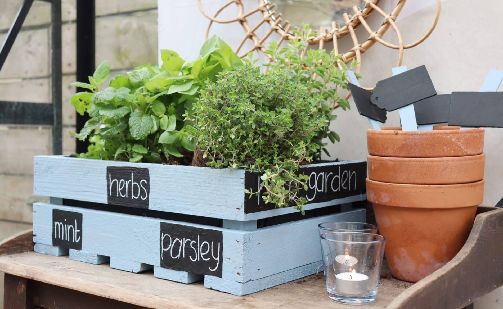 DIY herb garden